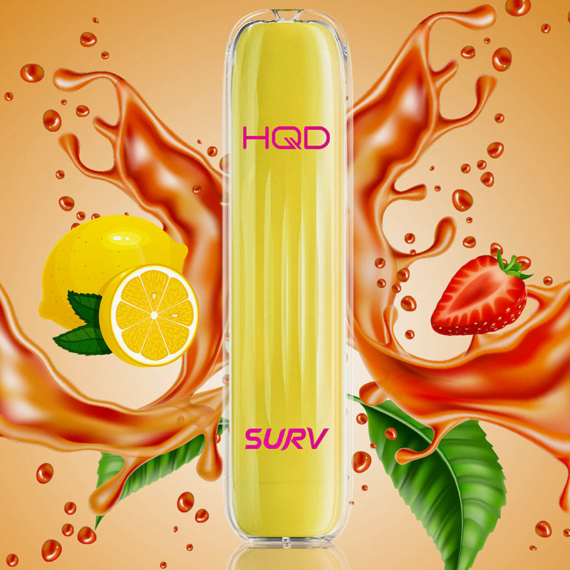HQD Wave 600 - Einweg E-Shisha - Strawberry Lemonade